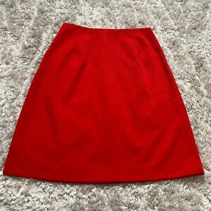 70s vintage mini skirt brick red  | XXS - XS | 1970s